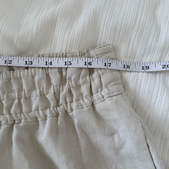 Anthropologie The Somerset  Pull On Linen Pants Size L - Picture 14 of 16
